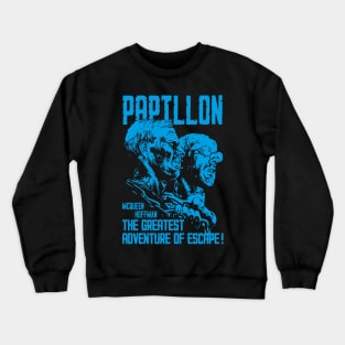 Papillon movie poster Crewneck Sweatshirt